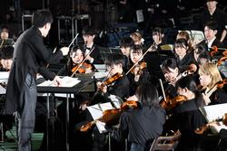 【スペシャルオーケストラ2023】 市内学校で管弦・吹奏楽部に在籍していた若き音楽家たちがオーケストラを結成。練習を重ねて千人の音楽祭のステージに再び戻り、大迫力の演奏を披露しました