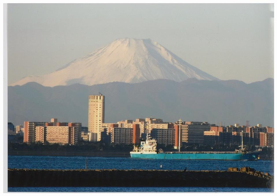 早朝の富士山