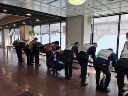 避難者カード記入