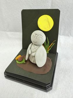 お地蔵様とお月様
