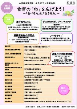 食育展チラシ裏