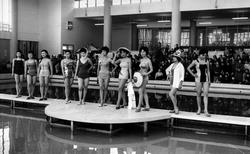 A swimwear show (photographed in 1960)