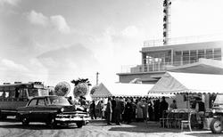 Inauguración del Centro de Salud Funabashi (fotografiado en 1955)