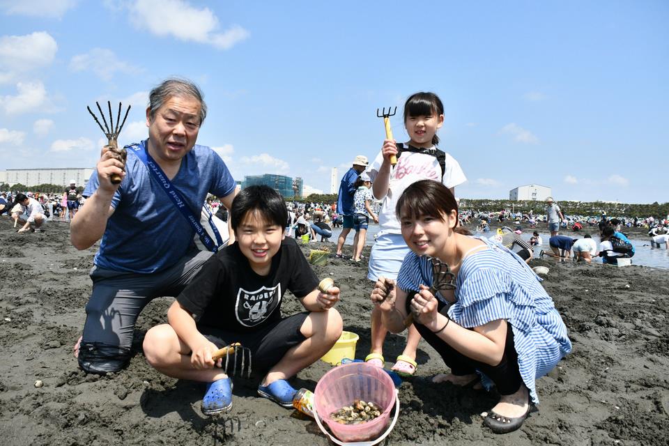 三番瀬海浜公園の画像（潮干狩り）