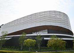 【5月】ららぽーとのポート（港）とジェッツの由来でもあるジェット機をイメージした外観になっており、バスケットボールの試合のほか、ライブなども行われる船橋の新たなシンボルとなっています。