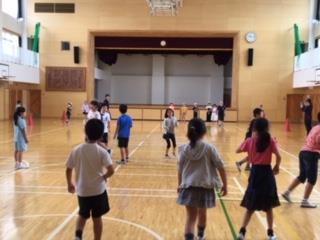 縦割りの日は、体育館もOK