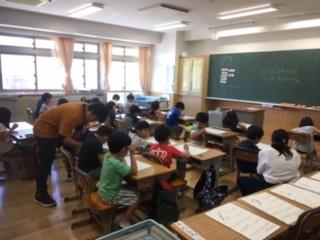 1年生も静かに