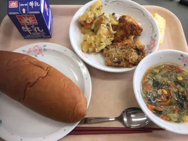 市民陸上がんばれ給食!!