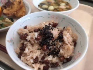 お祝いのお赤飯!