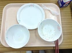 すぐに食べ終わり!