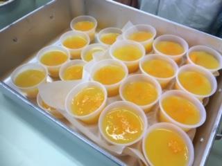 オレンジゼリー綺麗です