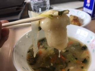 豆腐団子を月に見立てて