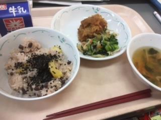 お赤飯でお祝い!
