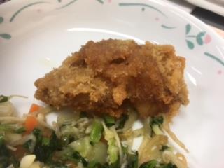 おはなし給食は白身魚