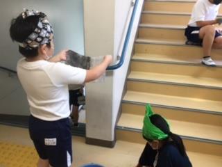 雑巾が真っ黒に!!
