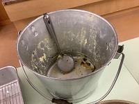 食缶は空っぽに!