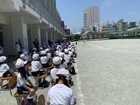 応援席の場所もばっちり!