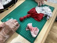ビー玉と輪ゴムを使って・・・