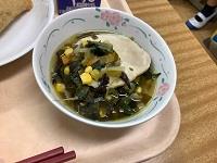 ポニョのハム入りラーメン！