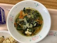 大人気!わかめスープ!