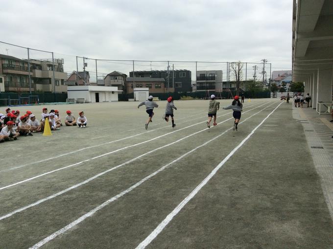 タイム測定中