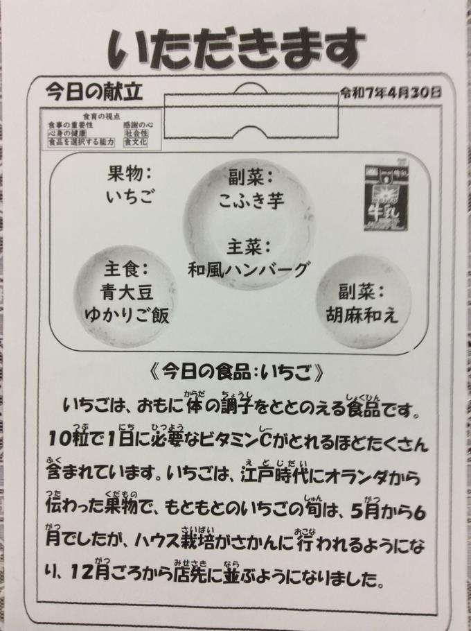 献立