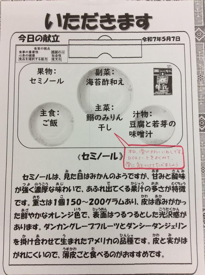 献立