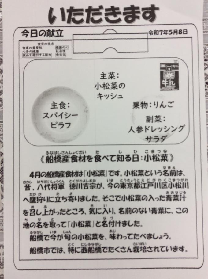 献立