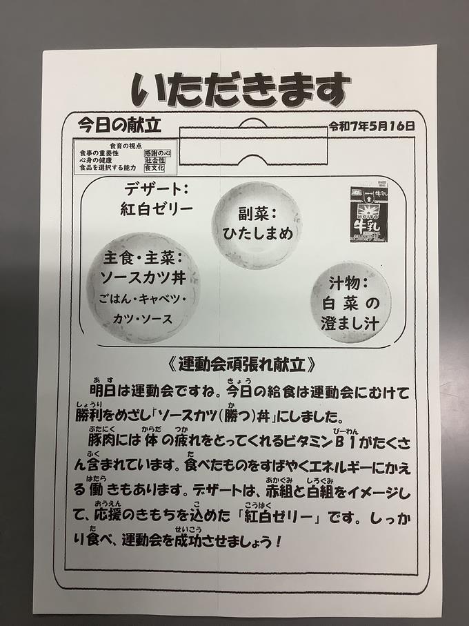 献立
