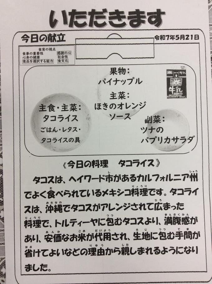 献立