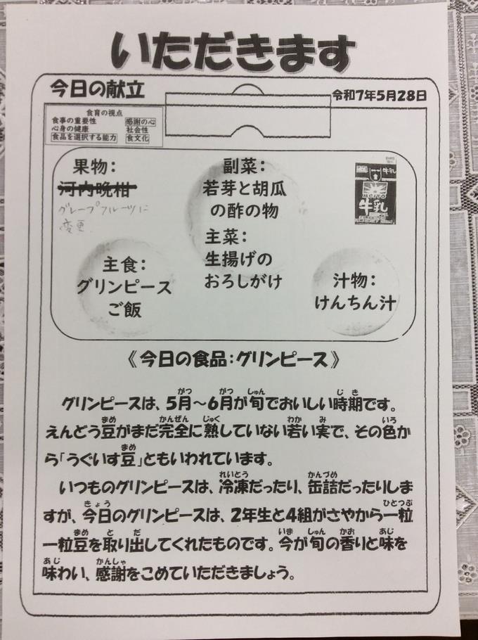 献立