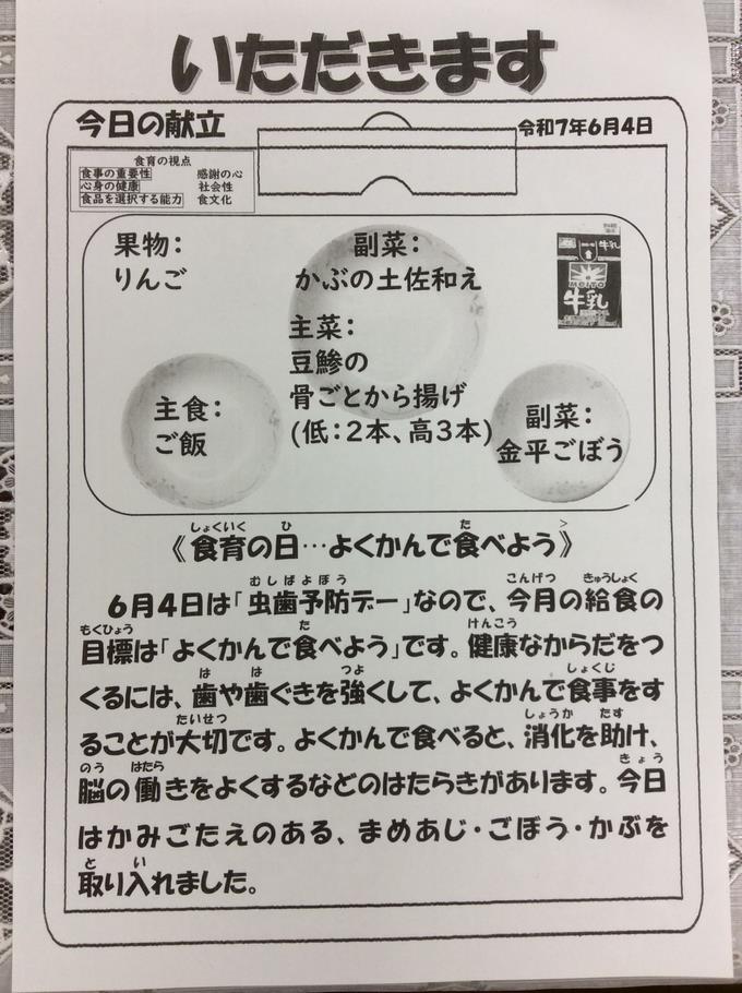 献立