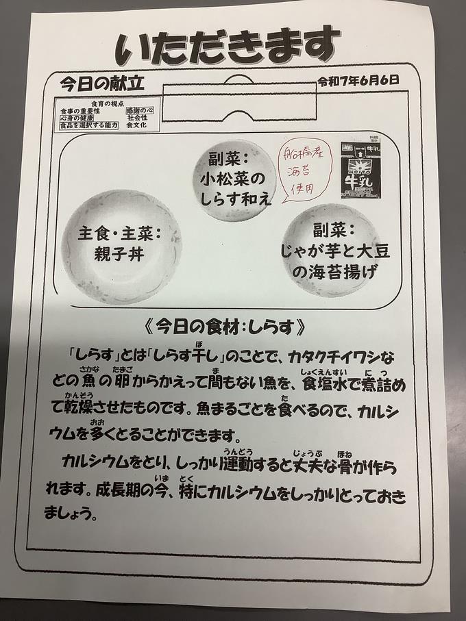 献立