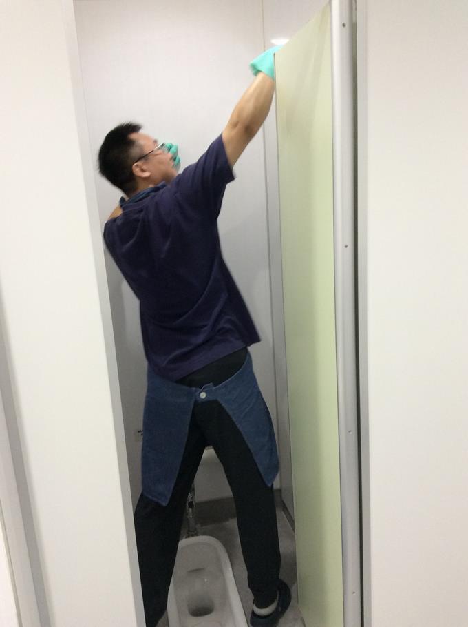 掃除の様子