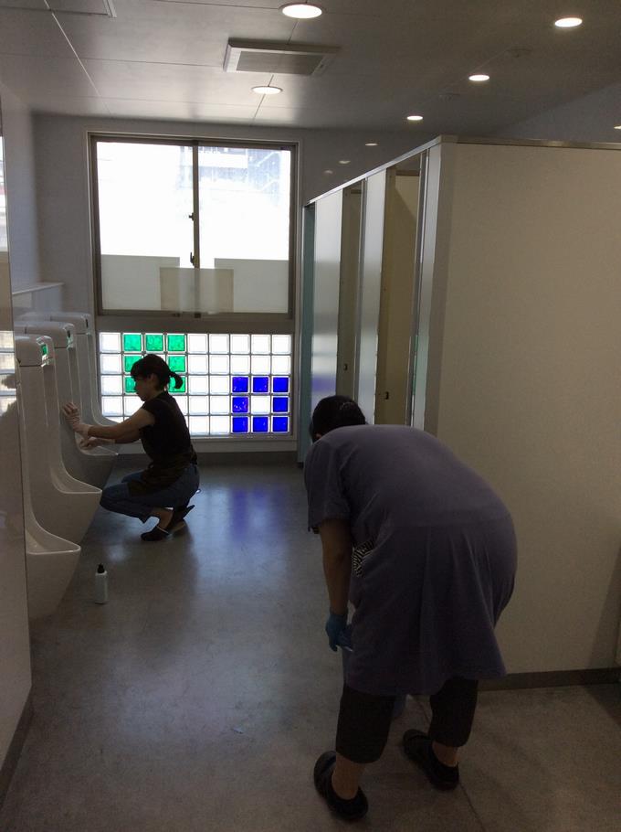掃除の様子