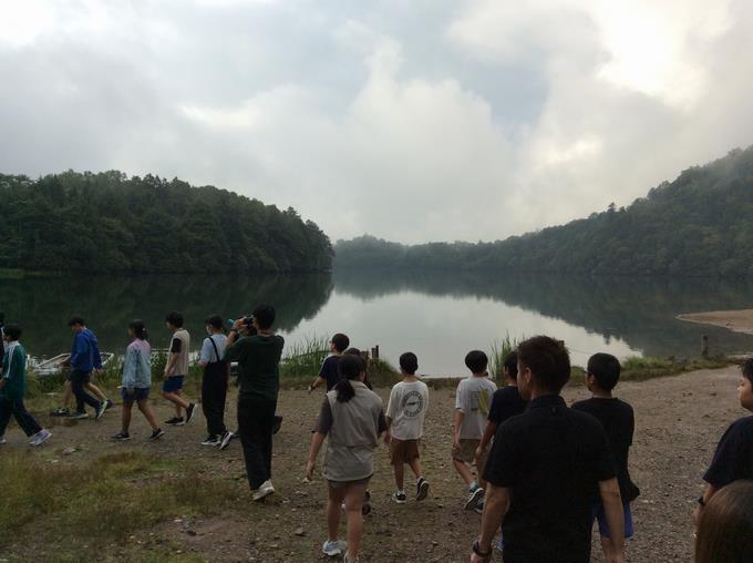 朝の散歩