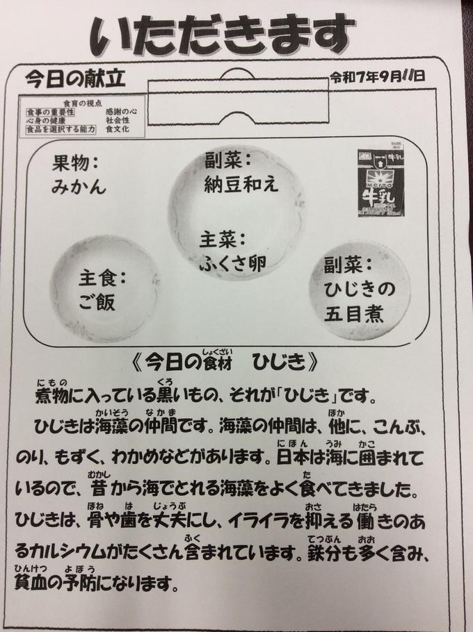 献立