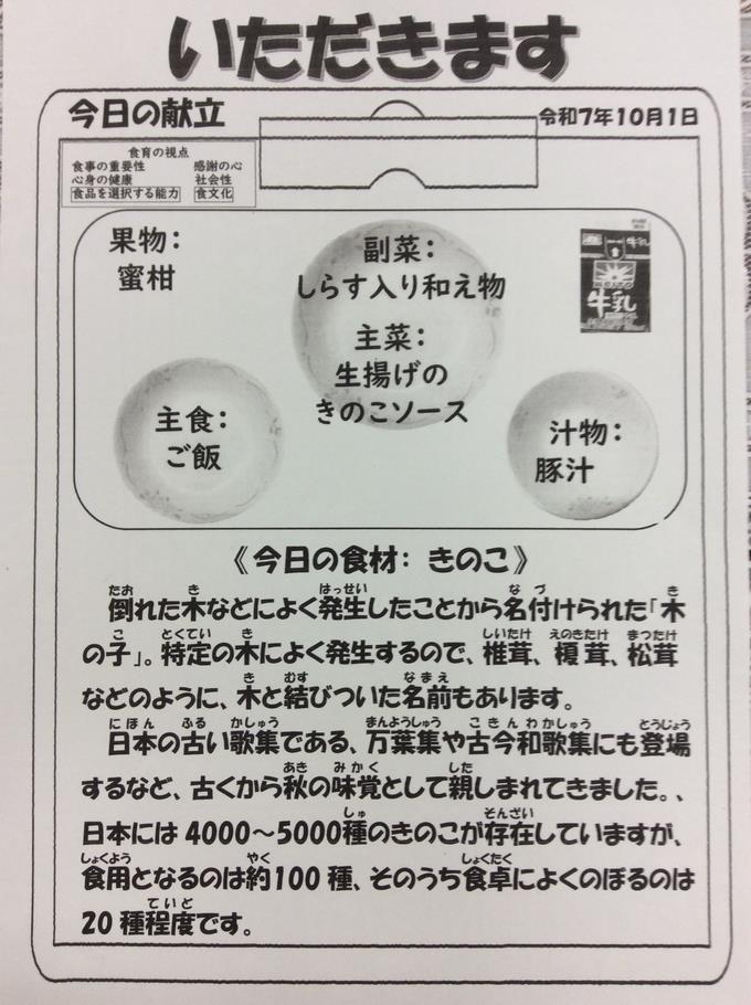 献立