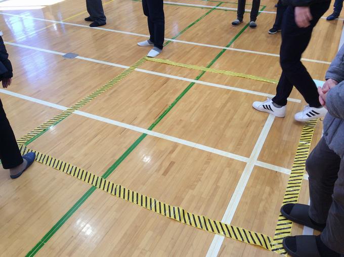 避難所区画確認