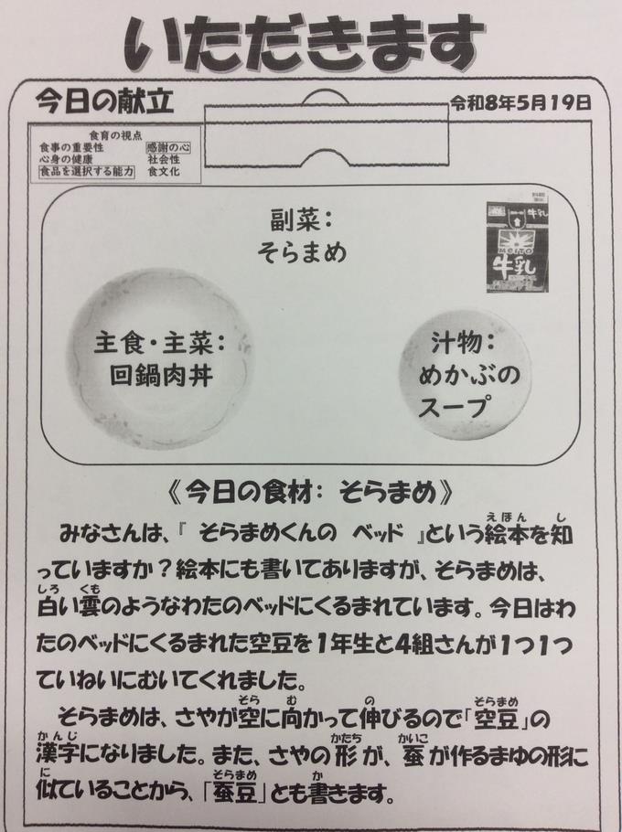 献立