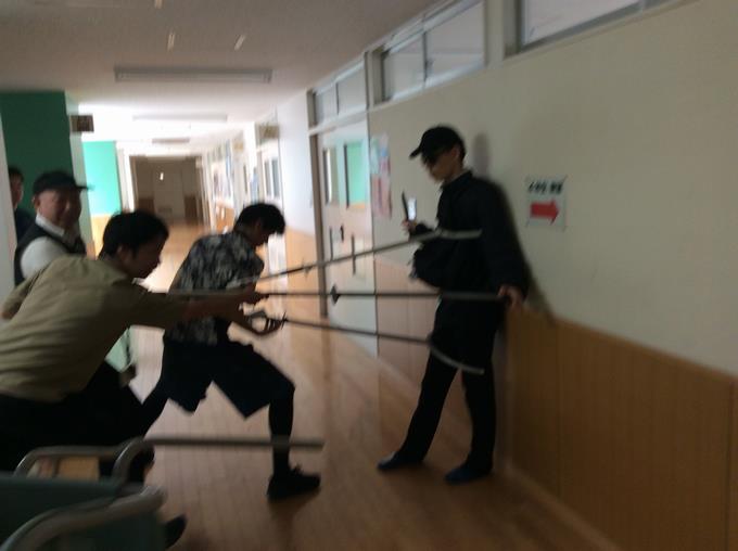 不審者対応避難訓練