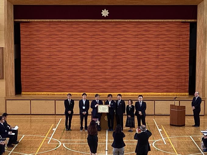 感謝状の贈呈