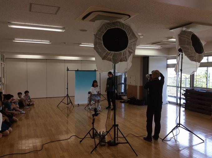 卒業アルバム写真撮影