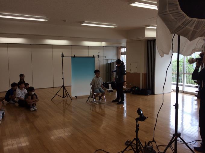卒業アルバム写真撮影