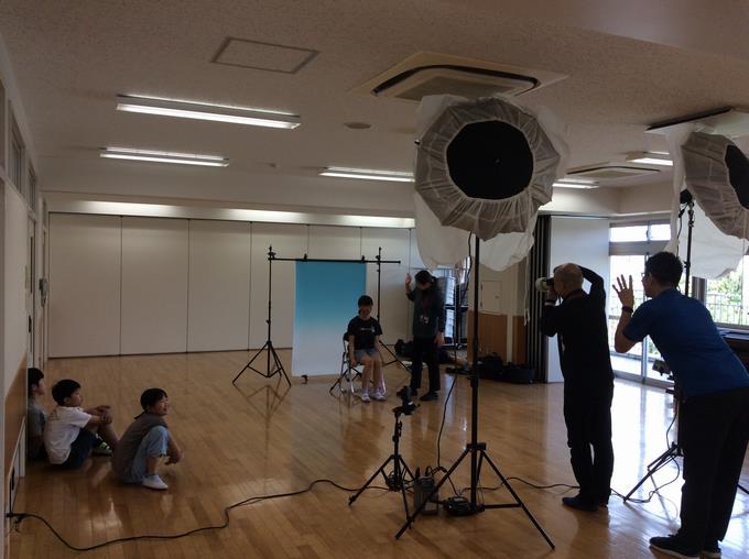 卒業アルバム写真撮影