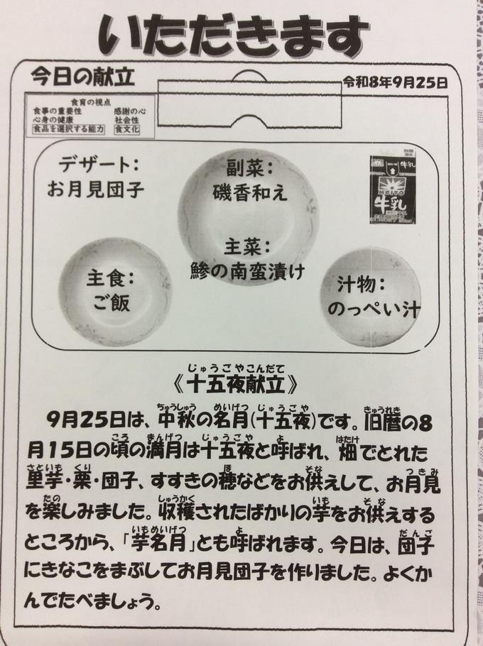 献立
