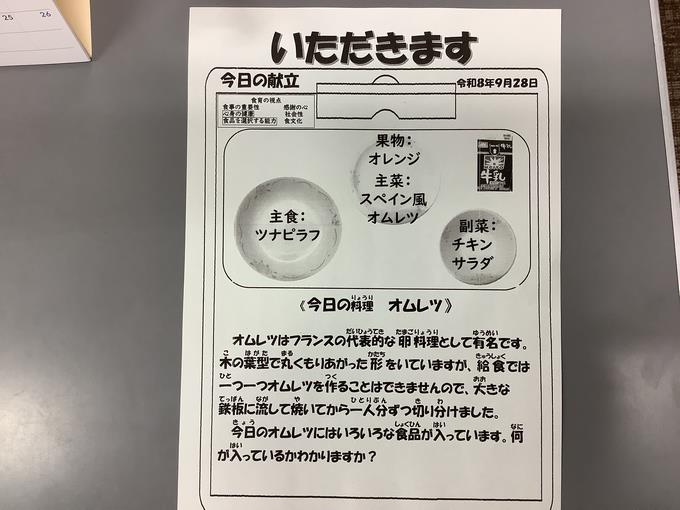 献立