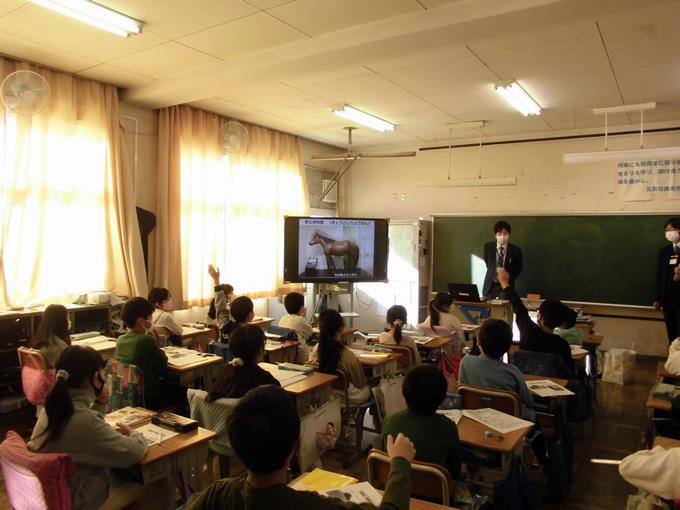 野馬土手出前授業