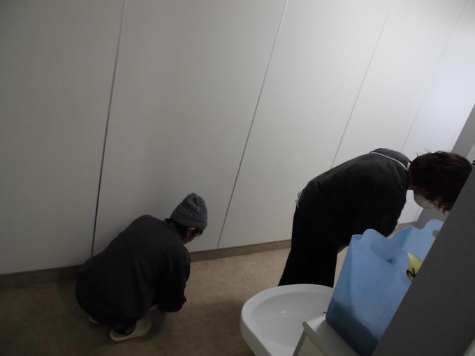 保護者清掃2
