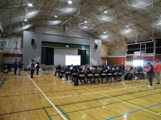 御滝中学校区総合防災訓練